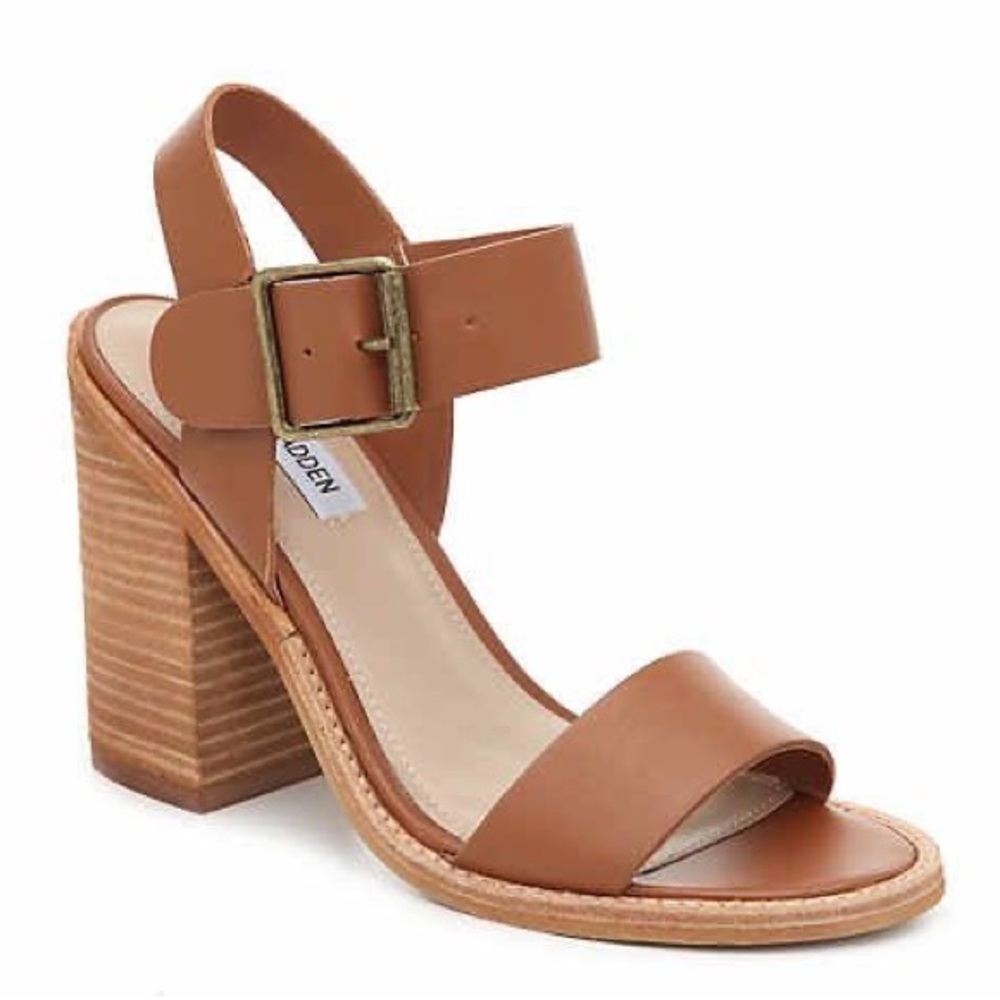 Steve Madden Tan Wedge Sandals